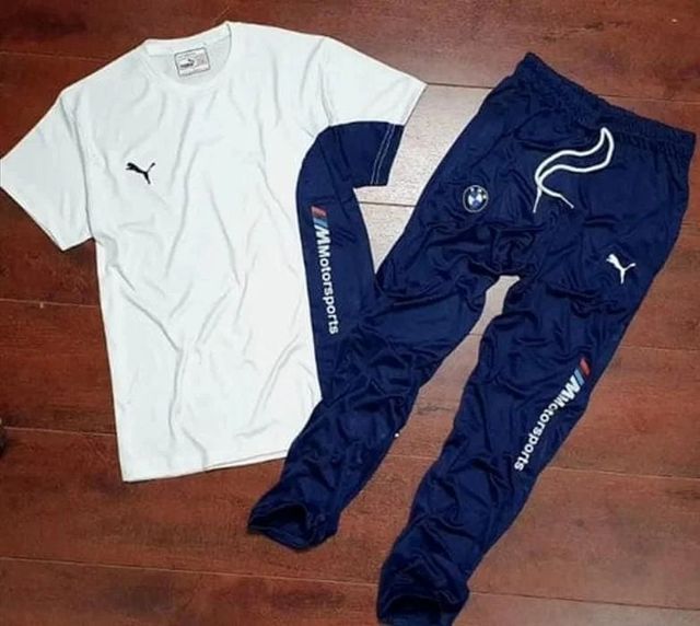 Summer tracksuit for mens (Blue & White)