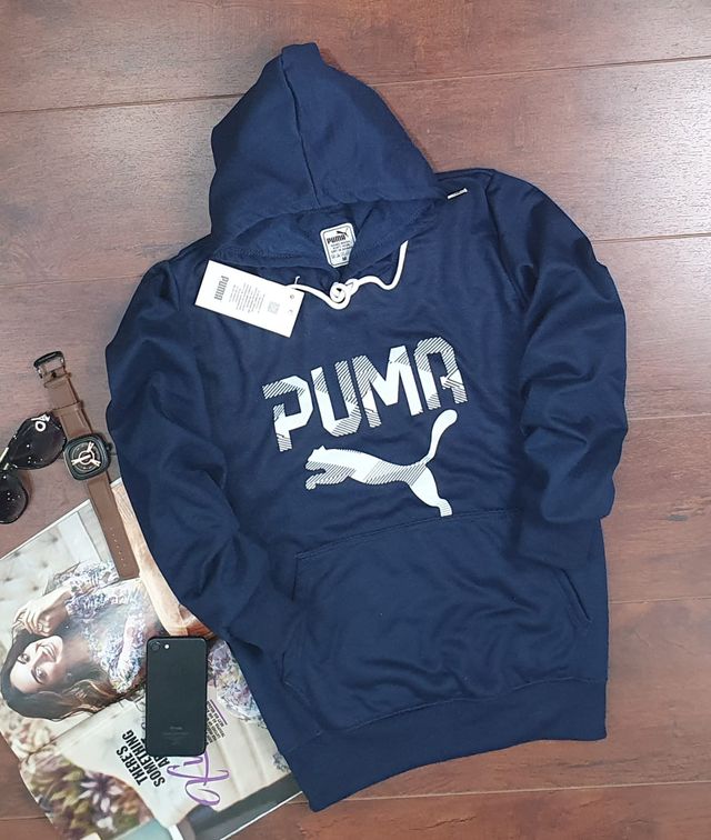 Hoodie for Men & Women – Unisex Printed Hoodie, Blue Casual Hooded Sweatshirt