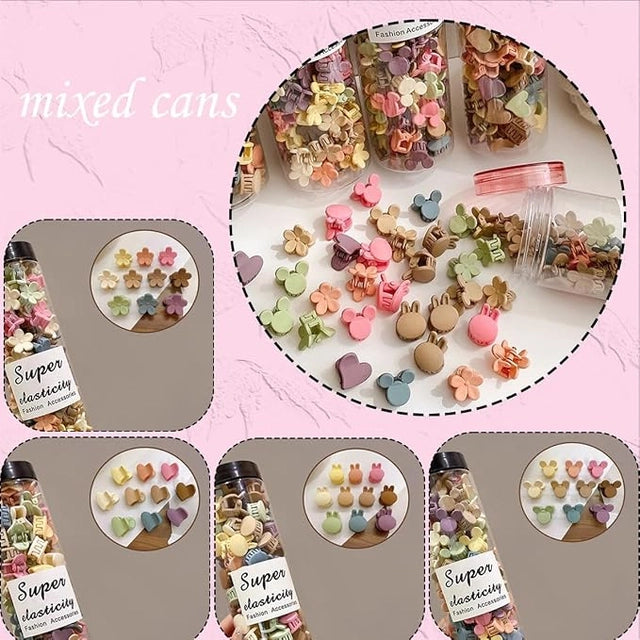 50 Pcs Baby Hair Clips – Colorful Hair Accessories Set for Girls